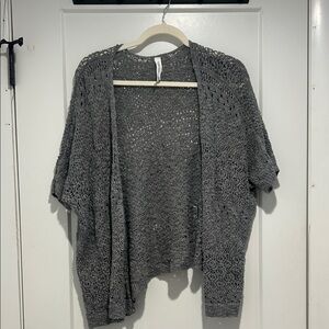 Aeropostale Gray Open-Knit Women's Cardigan